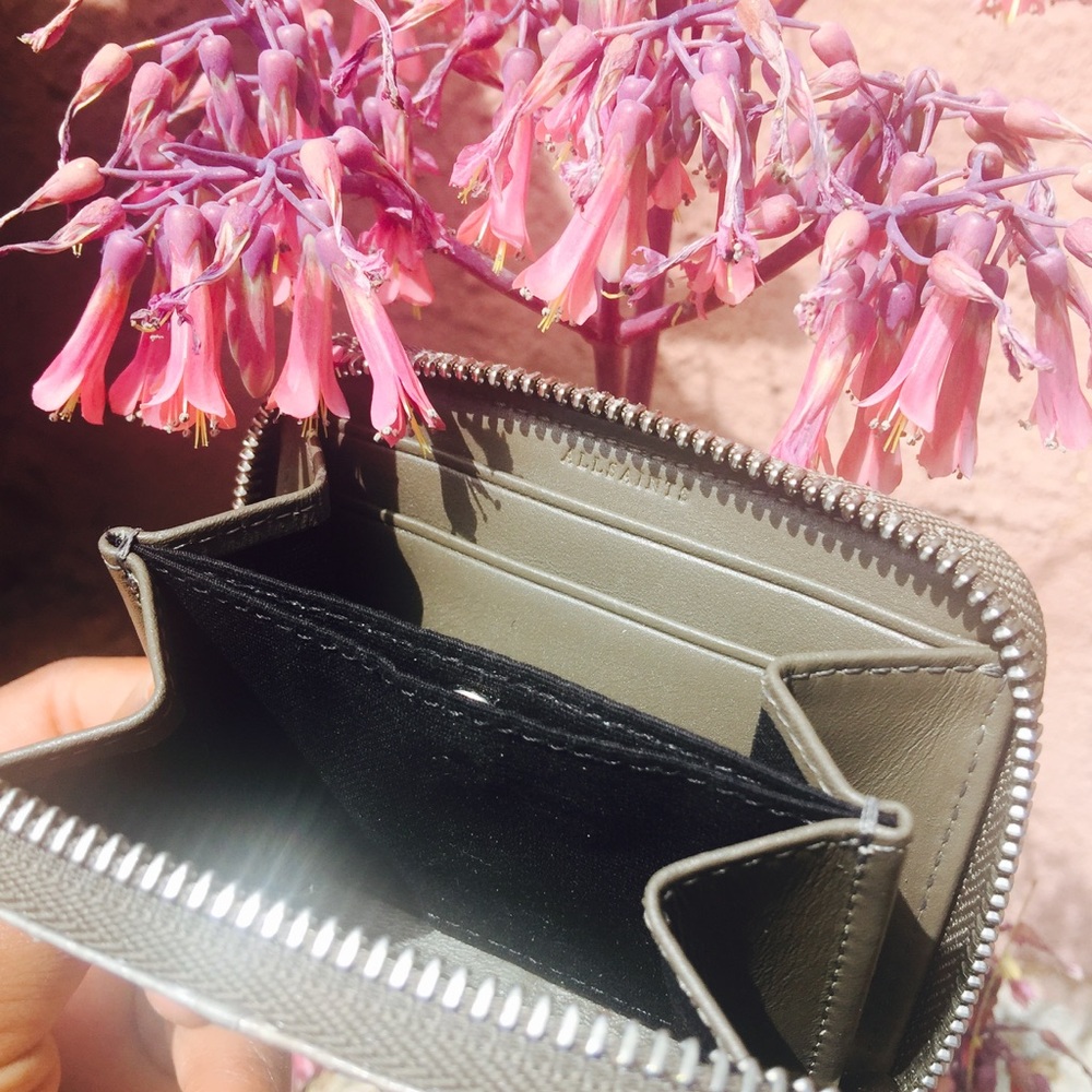 Grey/beige All Saints wallet